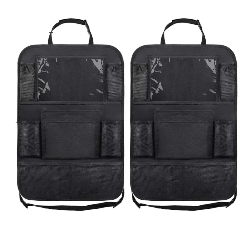 Car Interior Accessories Car Seat Back Storage Anti-kick Bag Simple Oxford Material Snack Toy Storage Bag Car Storage Bag