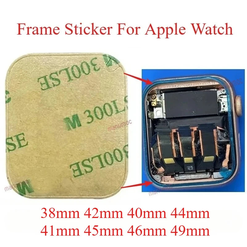 Frame Adhesive Tape Sticker for I Watch S1 S2 S3 S4 38mm 42mm 40mm 44mm 41mm 45mm 49mm LCD Repair