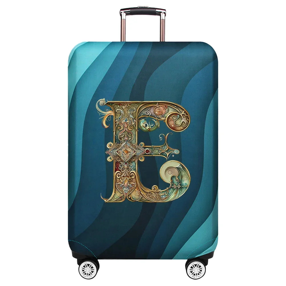 Luggage Cover Stretch Fabric Suitcase Protector Case Graphic Series Pull Rod Baggage Dust Case Covers for18-32 Inch Suitcase