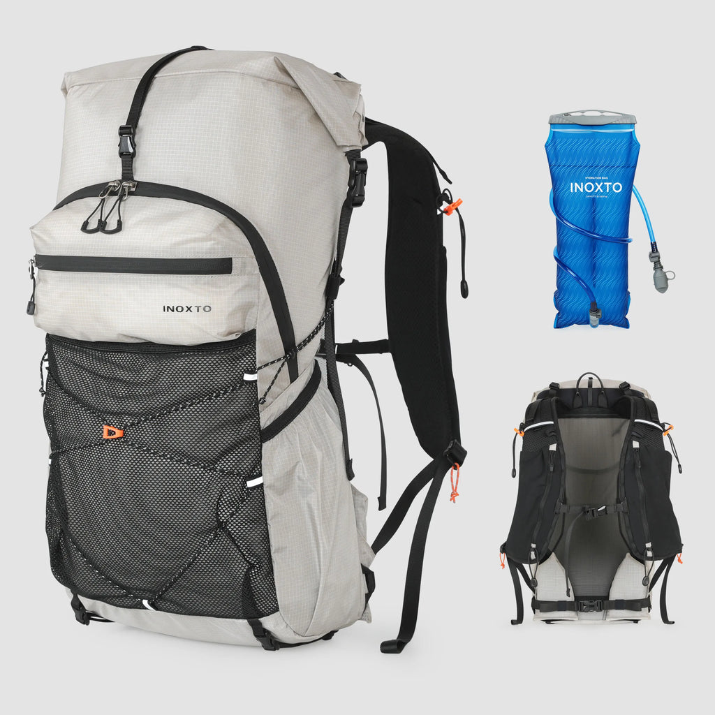 Hiking Backpack for Men and Women, 30L Waterproof Camping Backpack with Rain Cover, Lightweight Outdoor Sport Travel Daypack Ruc