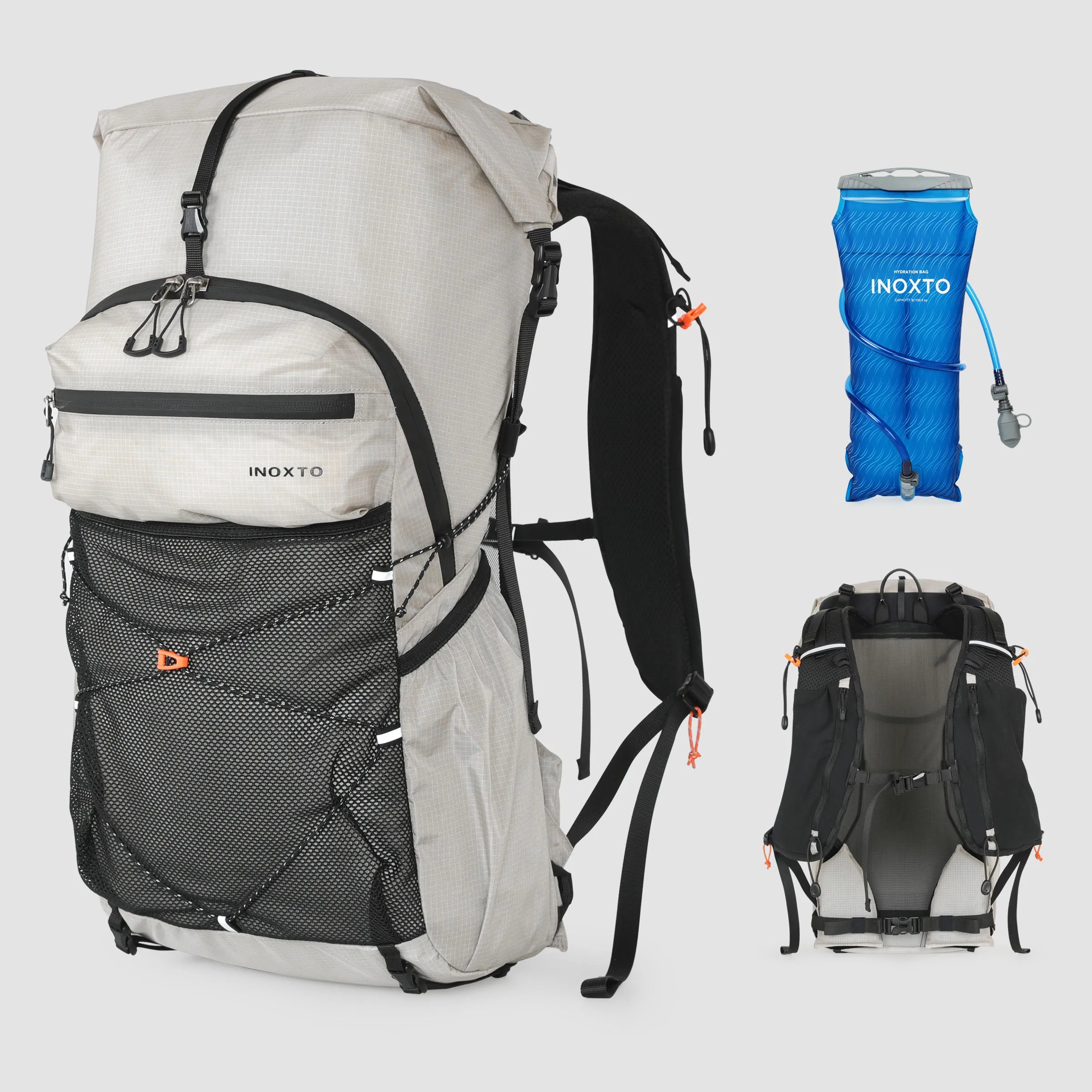 Hiking Backpack for Men and Women, 30L Waterproof Camping Backpack with Rain Cover, Lightweight Outdoor Sport Travel Daypack Ruc