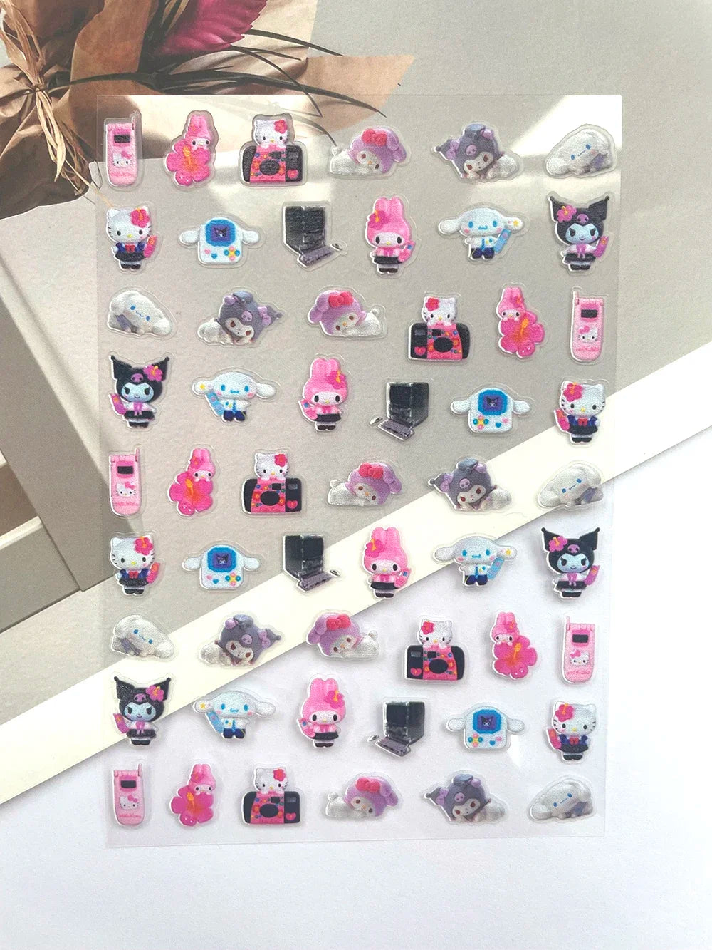 Pvc Super Mini Sanrio Hellokitty Delicious Food Luggage Tags Stickers Nail Art Durable Waterproof Diy Loptop Skateboard Guitar