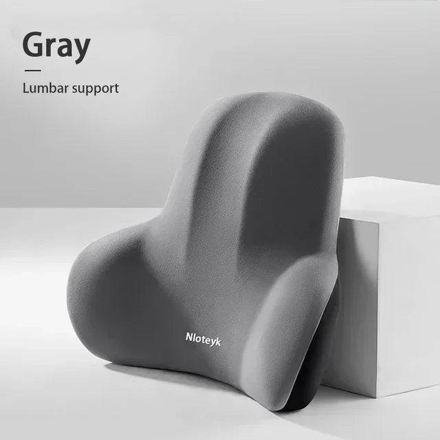 The New Memory Foam Car Neck Pillow Protects the Lumbar Back, Supports the Breathable Headrest, Relieves Pressure