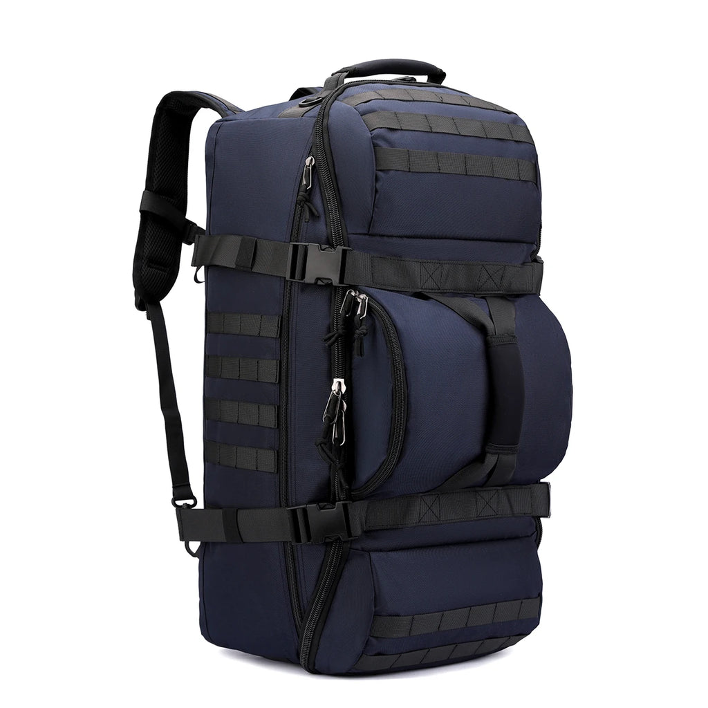 Outdoor Mountaineering Bag 90L Super Large Capacity Backpack Waterproof Long-Distance Travel Hiking Backpack Camping Storage Backpack Forest Off-Road Club Desert Travel
