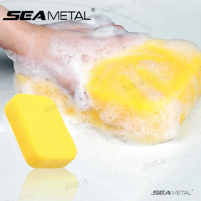 SEAMETAL Car Wash Sponge Block Car Motorcycle Cleaning Supplies Large Size High-density Sponge Brush Dusting Car Cleaning Tools
