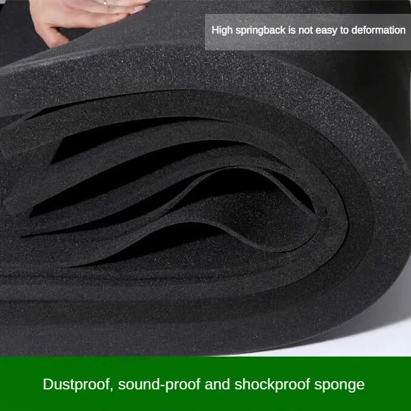 Cuttable Sponge Pad High Density Foam Insert Toolbox Shock-Absorbing Foam Sheet For Hard Case Large Size Shadow Foams 200x40cm