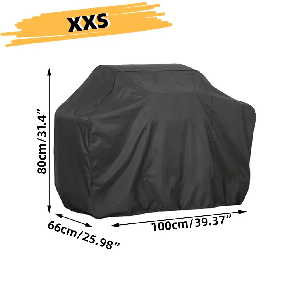Barbeque Grill Cover Outdoor Dustproof Waterproof Oxford Cloth Multifunctional Dustproof Rainproof Outdoor BBQ Stove Cover