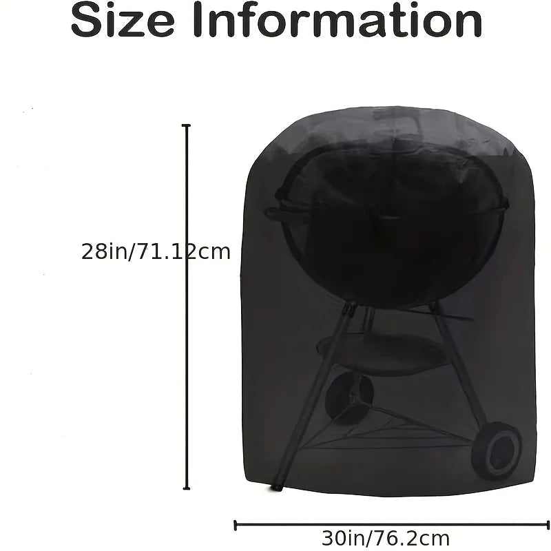Charcoal Grill Cover, BBQ Grill Cover for Weber Charcoal Kettle Grill, Heavy Duty Outdoor Smoker Cover, Compatible with Holland