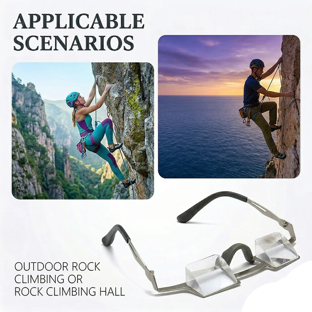Climbing Belay Refractive Glasses High Transparent Comfortable Optical Spectacles Rock Hiking Goggles Outdoor Eyewear Camping