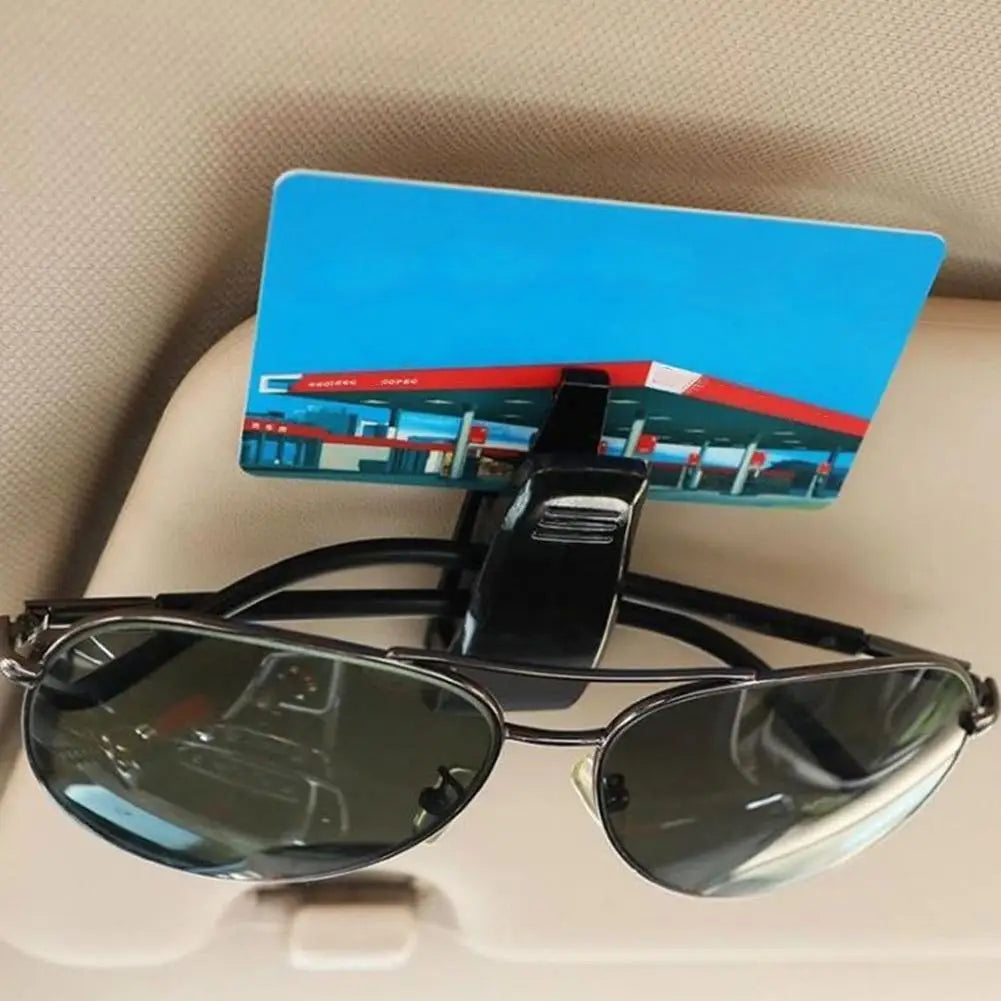 Car Sun Visor Glasses Clips, Multi-functional Sunglasses Clips, Sun Bill Card, Visor Holder, Clip Storage Car P1I1
