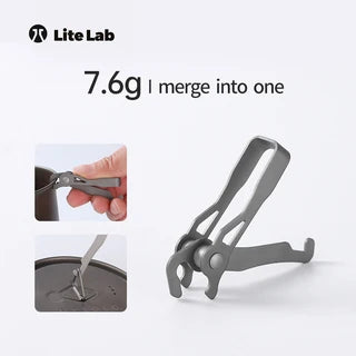 7.6g LiteLab titanium pot gripper & lid lifter/  ultralight camping hiking backpacking/ UL/pot handle