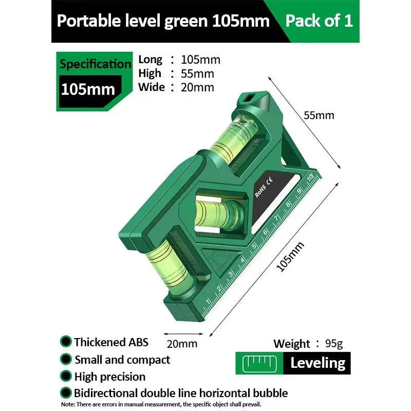 New 7Inch Triangle Ruler Measurement Tool Aluminium Alloy Carpenter Tools Inch Metric Angle Ruler Speed Square Woodworking Tools