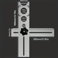 1pcsAdjustable Tile Locator To Wall Marking Position Ruler Ceramic Hole Cutter Tile Drill Marble Opener Construction Tool