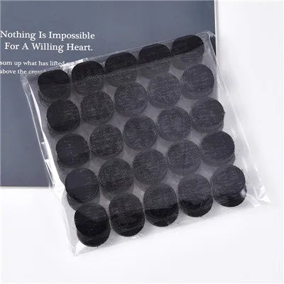 10-30mm Self Adhesive Sticky Dots Strong Glue Magic Sticker Disc Transparent White Round Belcro Adhesivo Hook and Loop Tape