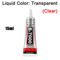 B7000-E8000 Fabric Adhesive: A water-washable, transparent adhesive for apparel, suitable for rhinestones, patches, clothing, and various fabrics