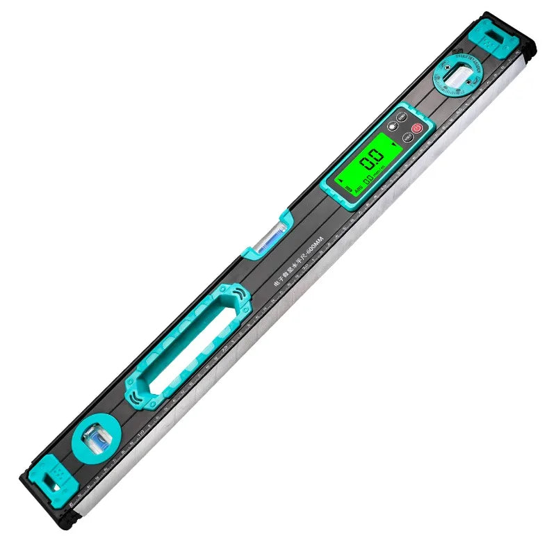 Household Level Ruler High-precision Magnetic Measuring Tool Multi-functional LCD Display Horizontal Ruler Portable Gauging Tool