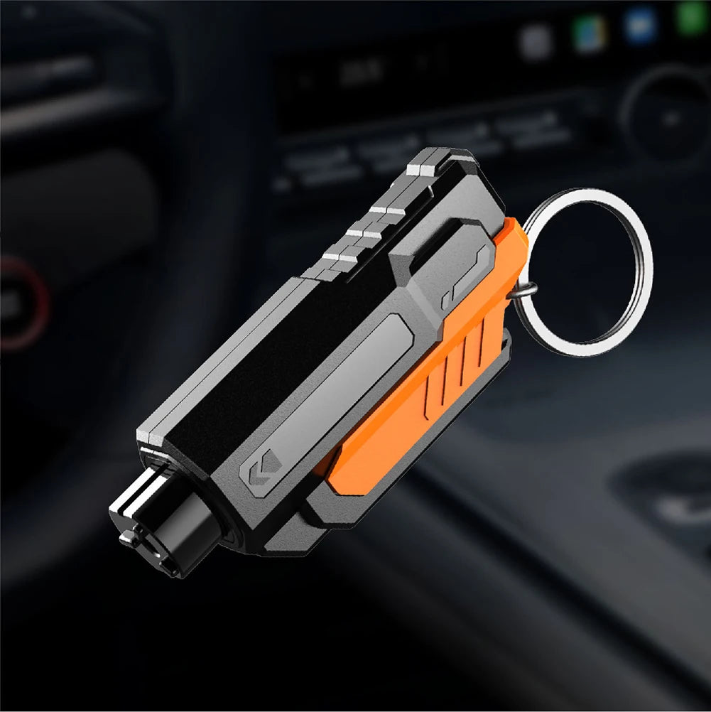 Car Portable Safety Window Breaker Hammer Emergency Escape Rescue Tool Break Glass with Seatbelt Multi-Function Safety Device