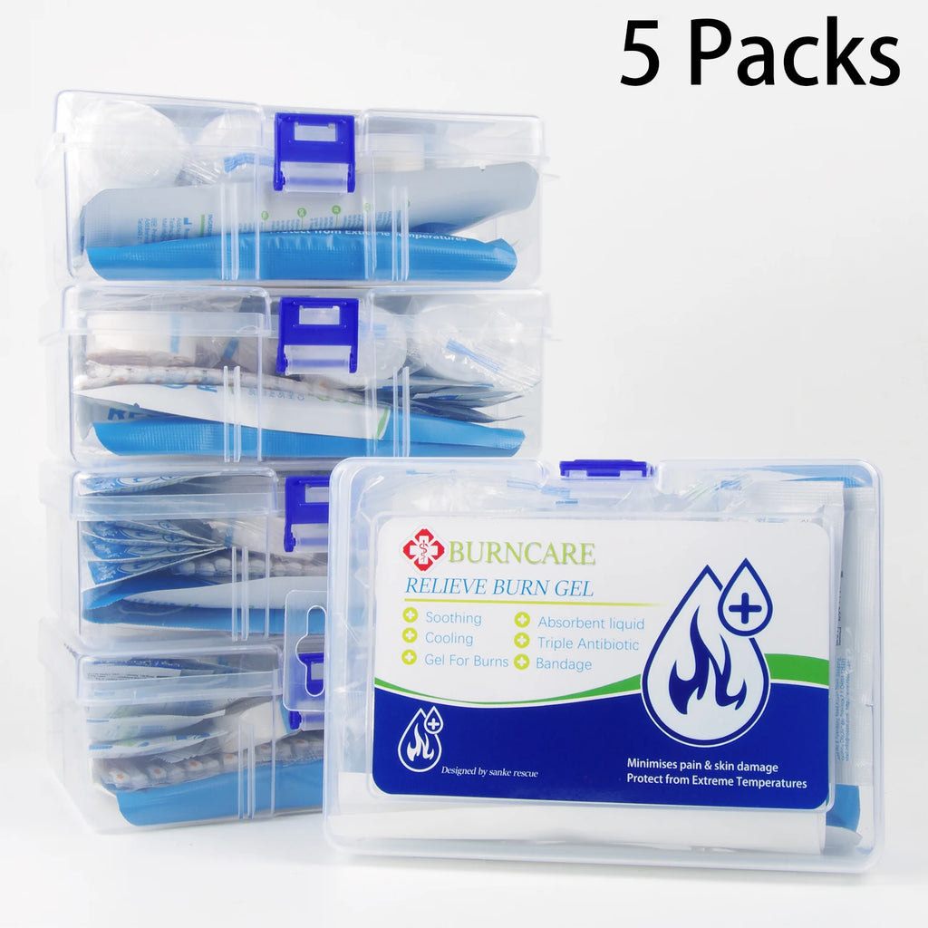 Sanke Rescue Burn Dressing Scald Burn Care Gel Sunburn Gel Cooling Soothing Cream Relieve Scalds Wound for IFAK First Aid KIT