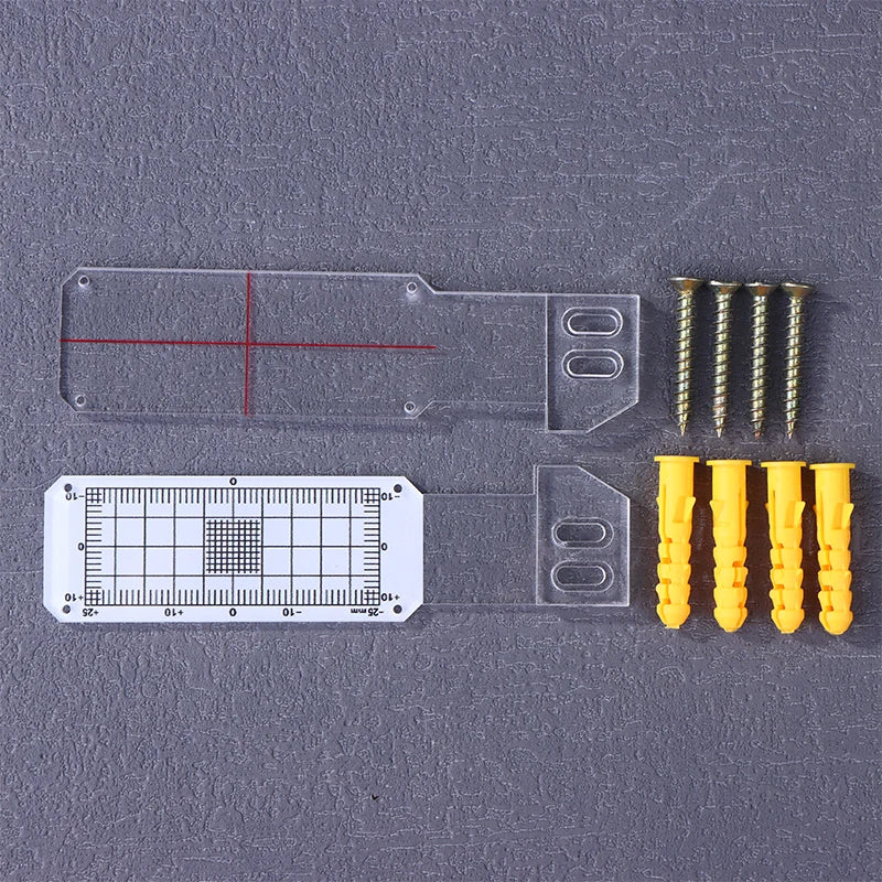 Clear Acrylic Crack Gauge Monitor Accurate Crack Monitoring Record Tool Crack Measuring Instrument For Monitoring Wall Cracks