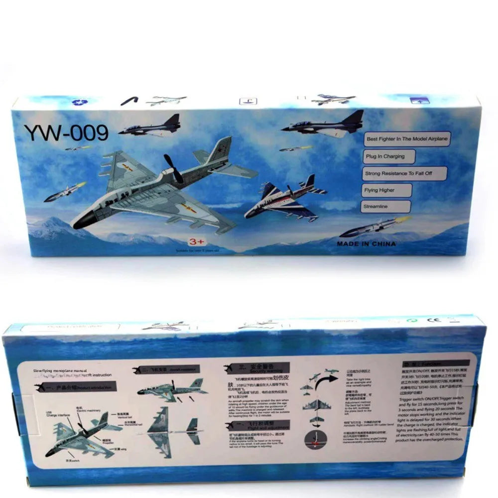 PP Foam Double Wing Airplane Ligthweight School Science Textbook Tool EPP Bubble Plane Electric Hand Thrown Aircraft