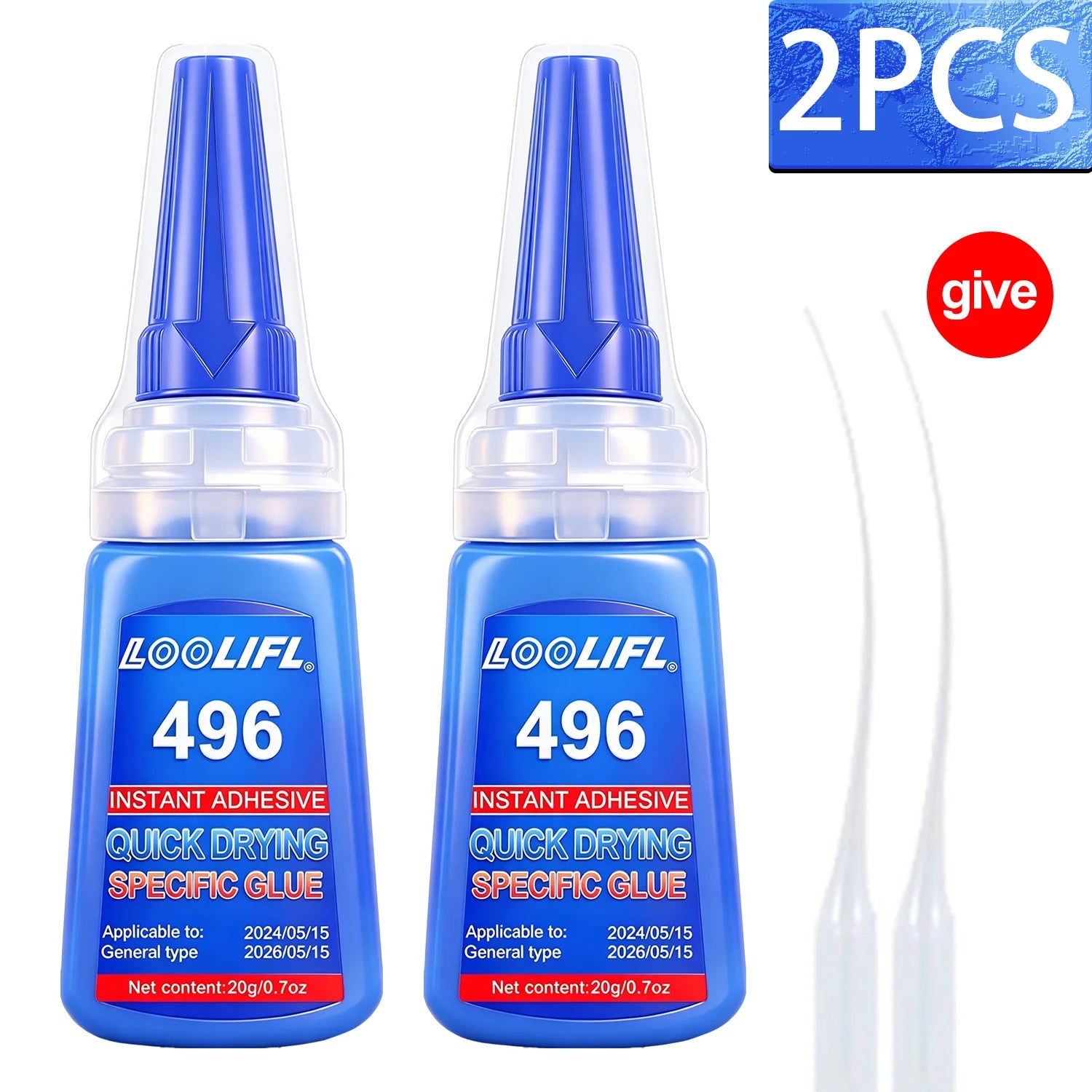 20g Super Strong Nail Glue Quick Dry For False Nail Tips Acrylic Nails Press On Nails Fake Nails Art Decoration Lasting Adhesion