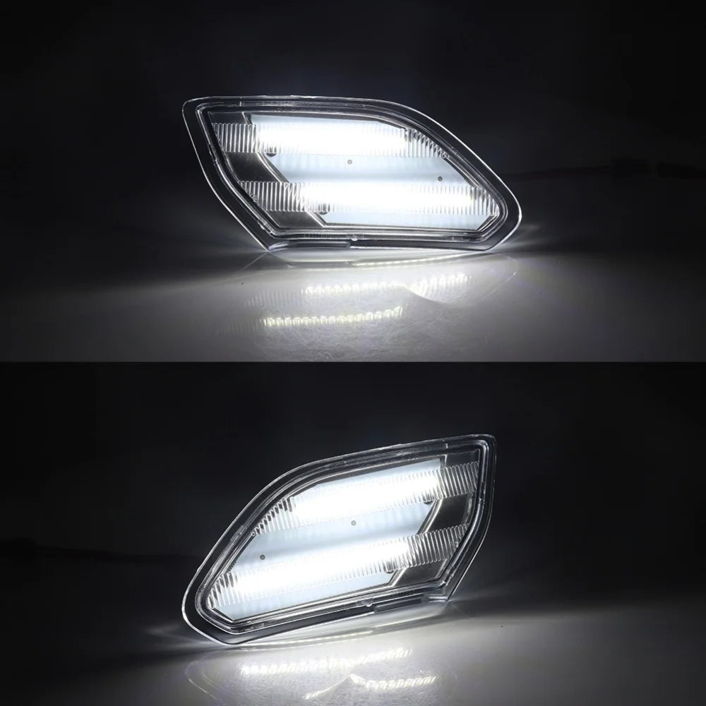 White / Amber LED Front Side Marker Lights For Jeep Wrangler JL 2018-up & Gladiator JT 2020-up Driving Light Turn Signal Light