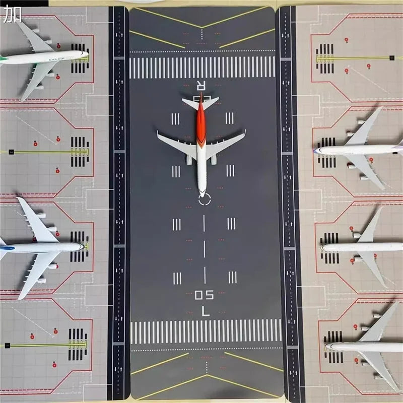 1:400 Airport Runway Pad For B787/AirbusA350 Aviation Airplane Airways Parking Positions On The Apron Pad Airport Scene
