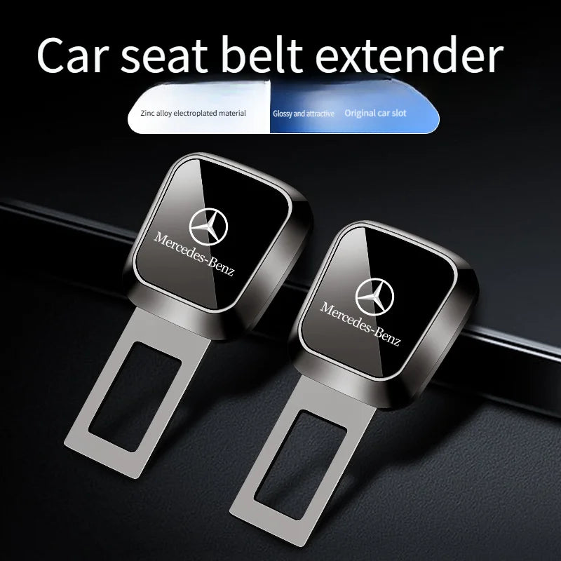 For Mercedes Benz MB Car Seat Belt Clip Safety Belt Extender A C E S G Class C43 GLC CLE W177 W205 W213 W222 AMG Car Accessories