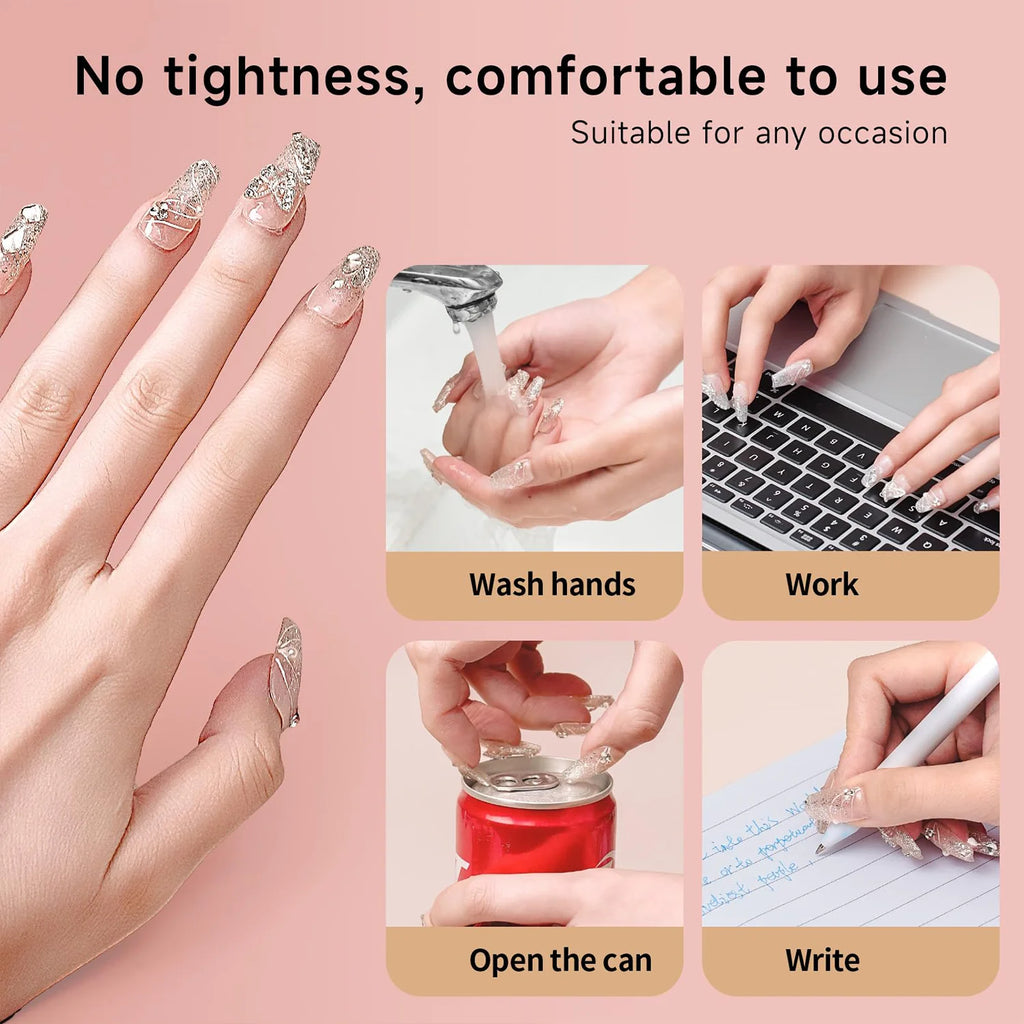 20g Super Strong Nail Glue Quick Dry For False Nail Tips Acrylic Nails Press On Nails Fake Nails Art Decoration Lasting Adhesion