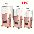 1Pc Transparent PVC Luggage Cover Protector - Universal Dustproof Scratch Resistant Suitcase Protector for 20-28in Travel Bags