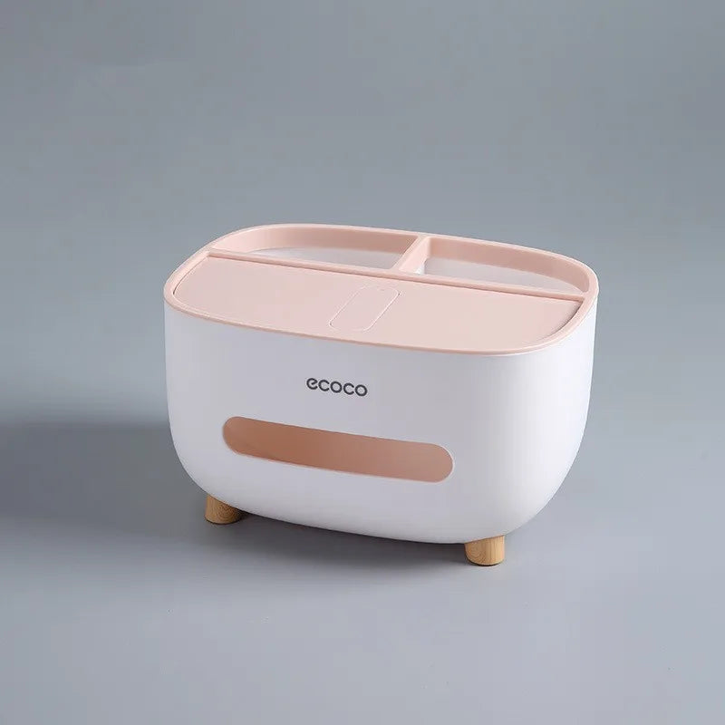 Household Napkin Tissue Box, Multifunctional Storage, Remote Control Holder, Sundries Boxes for Living Room, Bathroom, Bedroom