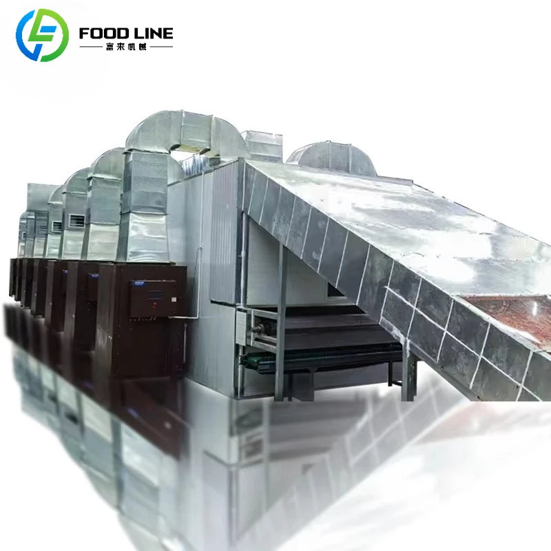 High Quality Dehydrator Machine Fruit Conveyor Hot Air Sea Fish Drying Machine Vegetable for Mesh Belt Dryer