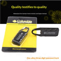 Exquisite Compact Travel Design 1pcs Zinc Alloy Anti-theft Mini Password Padlock Small Lock for Luggage Photography Bag
