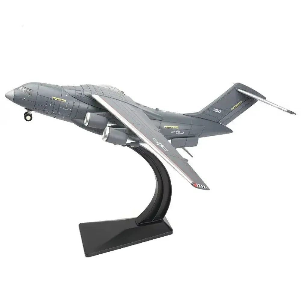 Creative 1:100 Scale Transport Aircraft Model TU-160 Y-20 Bomber Model Detailed Design Fighter Jet Boys Gifts