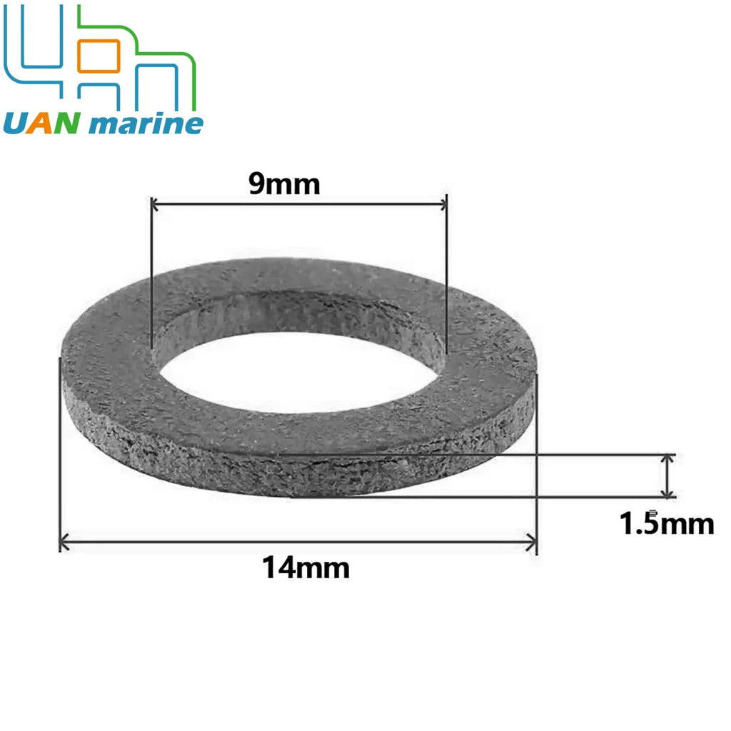 20 Pcs 12-19183 Outboard Drain Screw Gasket for Mercury Mercruiser & Johnson Evinrude OMC 307552 12-20260 Sierra 18-29451-9