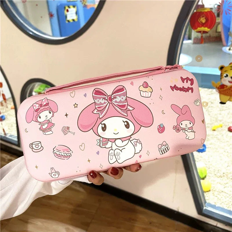 Cartoon Anime Storage Bag For Nintendo Switch Oled Game Console Case Travel Carrying Handbag JonCon Protective Cover Accessories