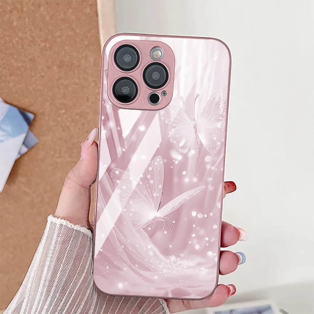 Marble Glass Case For Samsung A16 A26 A33 A34 A35 A36 A53 A54 A55 5G A56 A25 A17 S26 S25 Ultra S24 S23 S22 Plus S21 S20 FE Cover