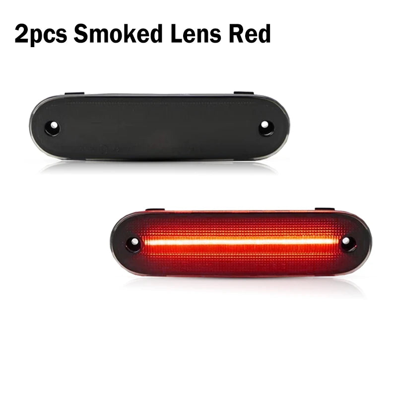 White Amber Red LED Bumper Side Marker Turn Signal Lights Driving Lights For 1990-1997 Mazda Miata & For 1999-2005 Mazda MX-5