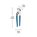 Water Pump Pliers CRV Steel Heat Treated Multi Position Adjustable Groove Joint Pipe Wrench High Torque PVC Grip 8 10 12 16 Inch
