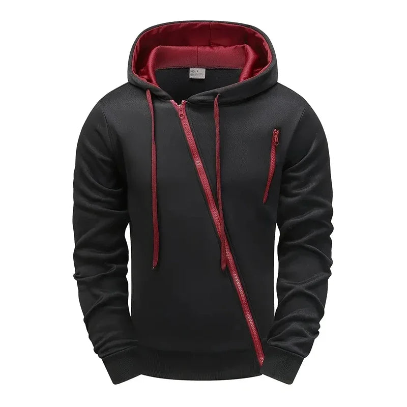 Men's Jacket Tracksuit Solid Color Casual Zipper Sweatshirts Coat Sports Jogging Hoodie Clothing Autumn Winter Single Tops Pants