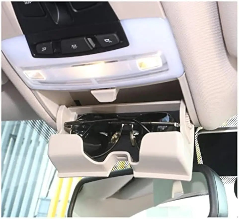 Black Gray Car Ceiling Sunglasses Cover Suitable For BMW X5  X6  F15  F16  2013-2020