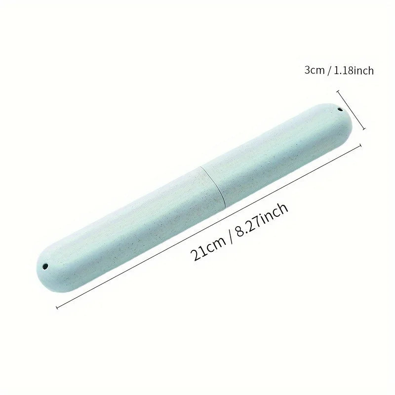 Portable Travel Toothbrush Holder, Toothbrush Storage Box Protective Box Toothbrush Tube Container, Suitable for Home and Travel