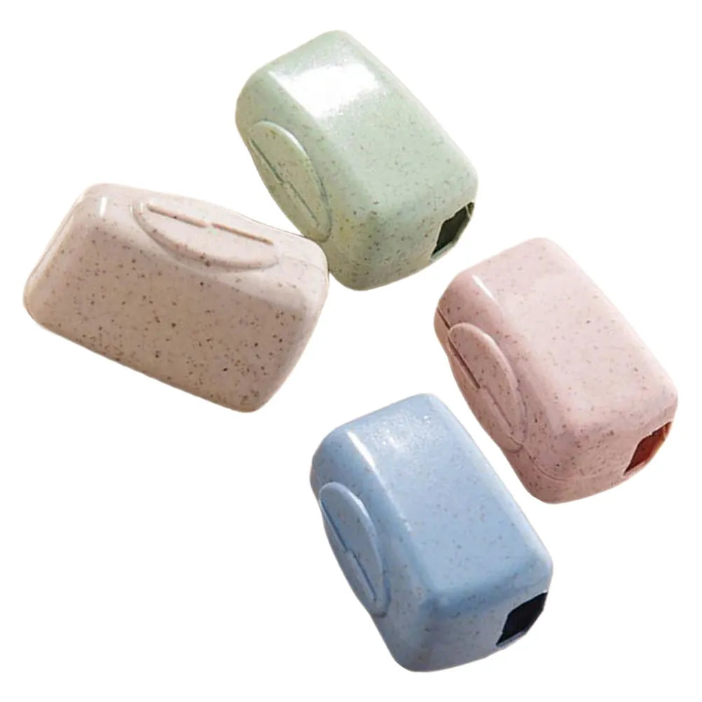 8Pcs Toothbrush Covers Caps Lightweight Sturdy Travel Toothbrush Protective Covers Easy Identification Clean Brush Head Storage