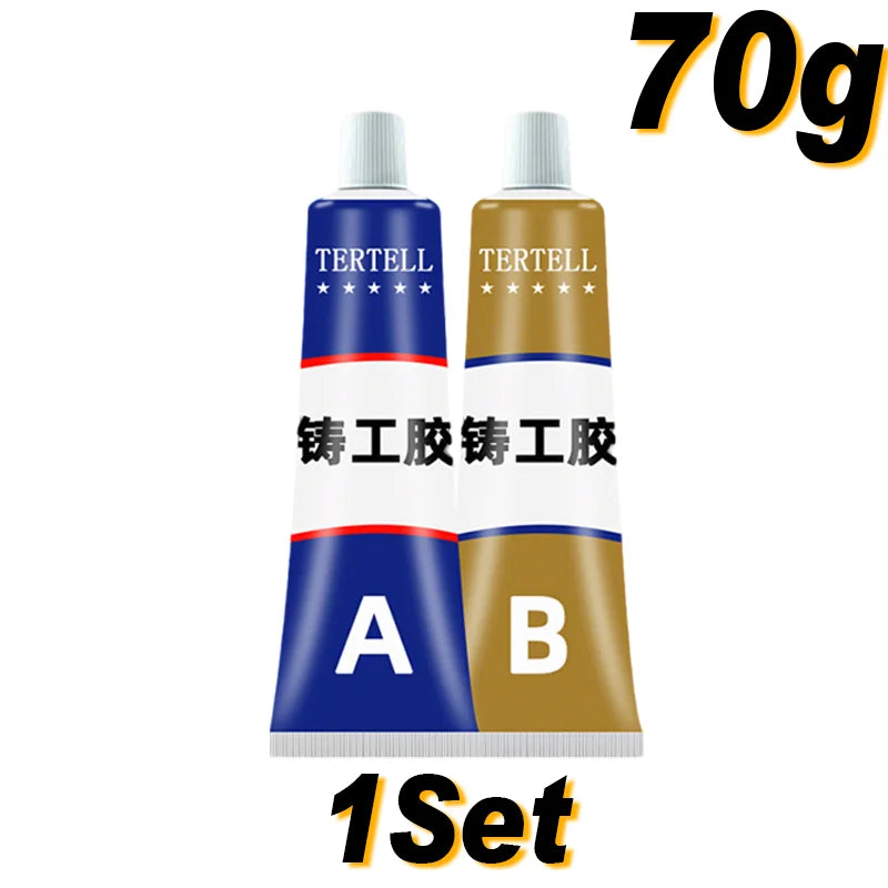 High Strength Magic Metal Repair Glue Welding AB Glue High Temperature Resistant Strong Bonding Durable Adhesive Metal Plastic