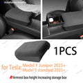 For Tesla Model Y Juniper 2025& Standard 2025+ Console & Armrest Hidden Storage Box Cup Holder Console Organizer Box Accessories