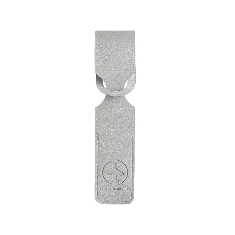 1PC Travel Accessories PU Leather Luggage Tag Creative Baggage Suitcase Identifier ID Addres Holder Boarding Tags Portable Label