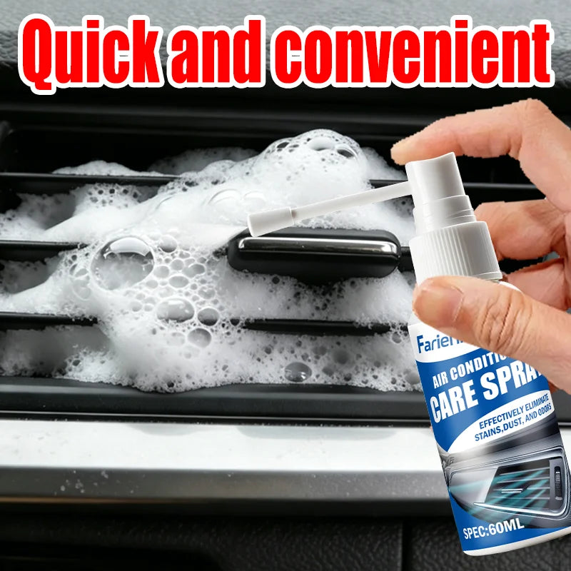 Farienne Car Air Conditioner Foam Cleaner Spray, Vent & Duct Deep Cleaning Deodorizer, Dust, Odor & Mold Remover
