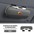 Car Eyewear Case Box Sunglasses Holder Sun Visor Storage Protective Frame Box Glasses Clip For Fiat Abarth 695 595 124 Spider