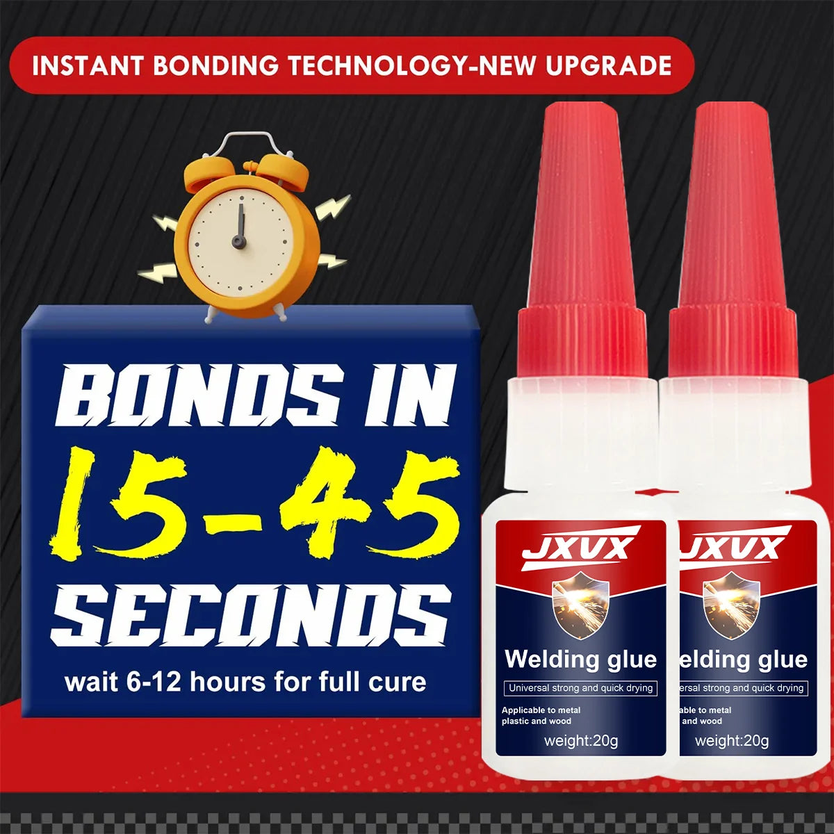 7pcs High Strength Welding Oily Super Glue Universal Clear Non-Marking Repair Adhesive Instant Glue Strong Fast Super Glue