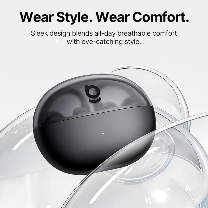 Baseus Bowie MC2 AIR Clip-on TWS Earbuds Ear Clips Wireless Earphones Bluetooth 6.0   Open Earrings 4 Mic ENC Sports Headphones